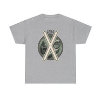 Gebo Rune Nordic Symbol Graphic T-Shirt - Heavy Cotton Classic Fit Tee - Unisex White