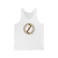 Jera Rune Harvest Symbol Tank Top - Lightweight Airlume Cotton Jersey - Unisex Athletic Heather