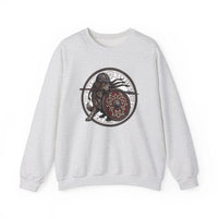 Shieldmaiden Viking Berserker Dogs Sweatshirt - Heavyweight Fleece Crewneck - Unisex White