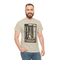 The High Priestess Tarot Card T-Shirt - Heavy Cotton Classic Fit Tee - Unisex White