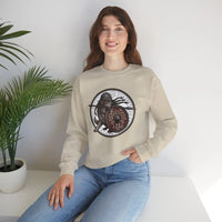 Shieldmaiden Viking Berserker Dogs Sweatshirt - Heavyweight Fleece Crewneck - Unisex White